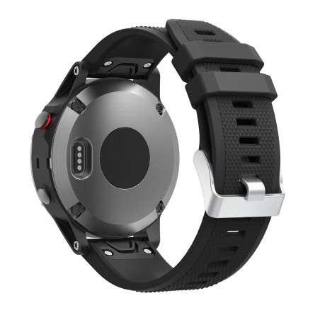 TOPsic Bracelet Fenix 5/Fenix 5 Plus, Bracelet de Montre 22mm Bande Remplacement en Silicone pour Fenix 5/5 Plus/Fenix 6/6 Pro/F