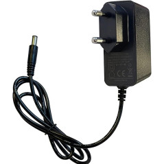 LEYF (FİCHE Jack 5.5 – 2.5MM) Alimentation Universelle 12V DC 1A, AC 100-240V 50/60Hz, Adaptateur, Alimentation Enfichable/Longu