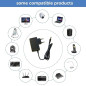 LEYF (FİCHE Jack 5.5 – 2.5MM) Alimentation Universelle 12V DC 1A, AC 100-240V 50/60Hz, Adaptateur, Alimentation Enfichable/Longu LEYF (FİCHE Jack 5.5 – 2.5MM) Alimentation Universelle 12V DC 1A, AC 100-240V 50/60Hz, Adaptateur, Alimentation Enfichable/Longu