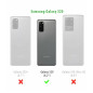A ANCILE Coque pour Samsung Galaxy s20 360° Transparente Protection intégrale Double Face Avant arrière en Silicone TPU Antichoc A ANCILE Coque pour Samsung Galaxy s20 360° Transparente Protection intégrale Double Face Avant arrière en Silicone TPU Antichoc