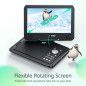 Yoton Lecteur DVD Portable 12,5" avec écran pivotant HD 10,5" pour Voiture et Enfants, avec Chargeur de Voiture, Prend en Charge Yoton Lecteur DVD Portable 12,5" avec écran pivotant HD 10,5" pour Voiture et Enfants, avec Chargeur de Voiture, Prend en Charge