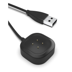Sinoacc Chargeur Compatible avec Fitbit Sense, Sense 2, Versa 3,Versa 4 Cable de Remplacement pour Fitbit Watch 3.3Ft/1M Câble d