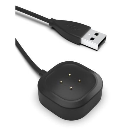 Sinoacc Chargeur Compatible avec Fitbit Sense, Sense 2, Versa 3,Versa 4 Cable de Remplacement pour Fitbit Watch 3.3Ft/1M Câble d