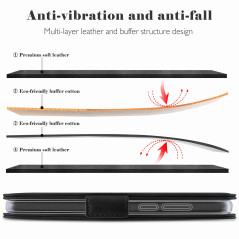 YATWIN Coque Samsung Galaxy A32 5G avec 1 Pièces Verre Trempé, Etui Housse en Cuir pour Samsung A32 5G avec [Fentes Cartes] [Fon