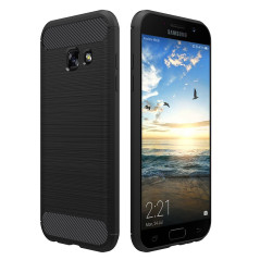 Simpeak Coque Compatible pour Samsung Galaxy A3 2017, Etui de Protection Compatible pour Samsung Galaxy A3 2017 - Noir
