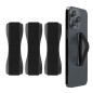 kwmobile 3X Support Doigt Smartphone - Accessoire Doigt pour téléphone Portable - Sangle poignée Dos Smartphone - Noir kwmobile 3X Support Doigt Smartphone - Accessoire Doigt pour téléphone Portable - Sangle poignée Dos Smartphone - Noir