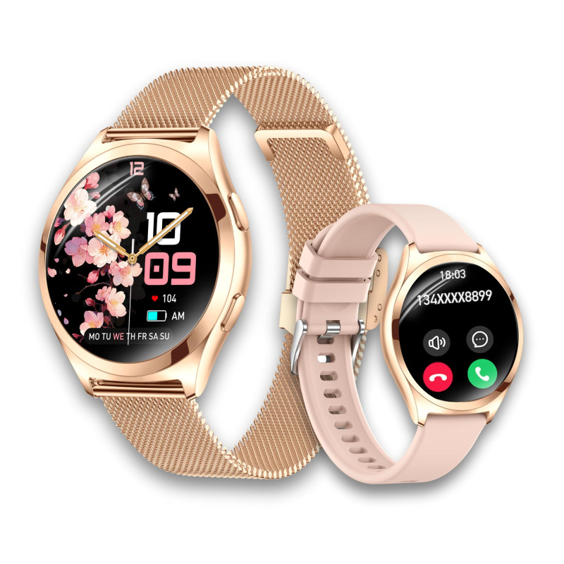 LUNIQUESHOP LSWATCH V2 Montre Connectée Femme avec Appel Bluetooth 1.6"- Smartwatch Oxygene Sanguin Tension Fréquence Cardiaque LUNIQUESHOP LSWATCH V2 Montre Connectée Femme avec Appel Bluetooth 1.6"- Smartwatch Oxygene Sanguin Tension Fréquence Cardiaque