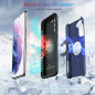Anqrp Galaxy S21 5G Coque, Anneau Caché Antichoc Militaire Béquille Magnétique Rotative Robuste Housse de Protection Multicouche Anqrp Galaxy S21 5G Coque, Anneau Caché Antichoc Militaire Béquille Magnétique Rotative Robuste Housse de Protection Multicouche