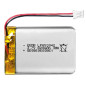 EEMB Batterie Lithium polymère 3,7V 820mAh 653042 Batterie Rechargeable lipo avec connecteur JST avec VXI Blue Parrott - vérifie EEMB Batterie Lithium polymère 3,7V 820mAh 653042 Batterie Rechargeable lipo avec connecteur JST avec VXI Blue Parrott - vérifie