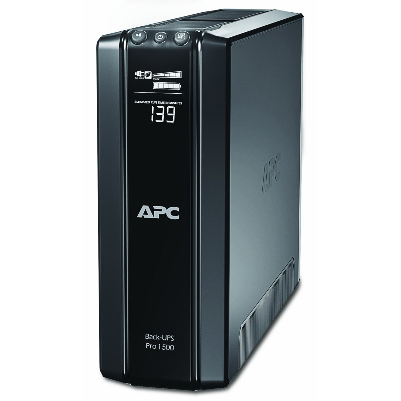 APC Power-Saving Back-UPS PRO - BR1500G-FR - Onduleur 1500VA (AVR, 6 Prises FR, USB, Logiciel d'arrêt) APC Power-Saving Back-UPS PRO - BR1500G-FR - Onduleur 1500VA (AVR, 6 Prises FR, USB, Logiciel d'arrêt)