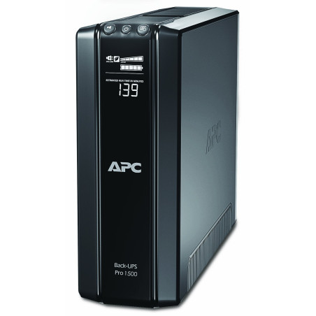 APC Power-Saving Back-UPS PRO - BR1500G-FR - Onduleur 1500VA (AVR, 6 Prises FR, USB, Logiciel d'arrêt)