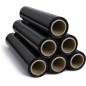 RAGO® Film etirable demenagement noir 130m 7,5 × 7,5 × 40 cm Film etirable Film palette Film noir emballage I Rouleau emballage 