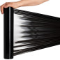 RAGO® Film etirable demenagement noir 130m 7,5 × 7,5 × 40 cm Film etirable Film palette Film noir emballage I Rouleau emballage 