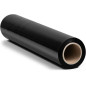 RAGO® Film etirable demenagement noir 130m 7,5 × 7,5 × 40 cm Film etirable Film palette Film noir emballage I Rouleau emballage 