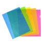 Viquel - 10 Pochettes coin transparentes - Pochette plastique ouverture en coin - Assortiment de 5 couleurs fluo Viquel - 10 Pochettes coin transparentes - Pochette plastique ouverture en coin - Assortiment de 5 couleurs fluo