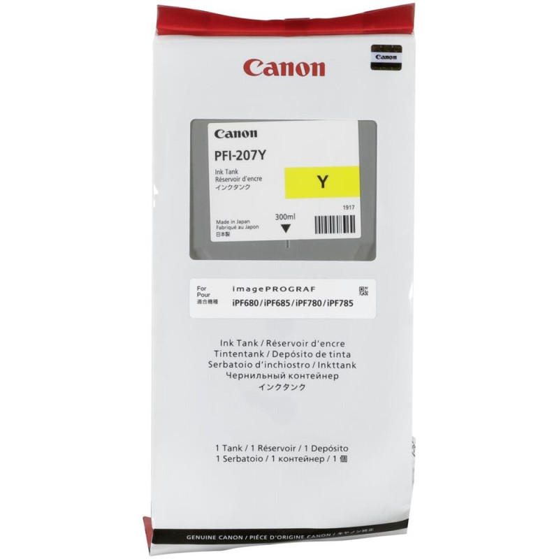 Canon PFI-207 Y jaune