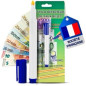 Stylo Faux Billet - Euros Dollars et Autres - Détecteur De Faux Billets en 2 Secondes - Société Française - Stylo Verificateur D Stylo Faux Billet - Euros Dollars et Autres - Détecteur De Faux Billets en 2 Secondes - Société Française - Stylo Verificateur D
