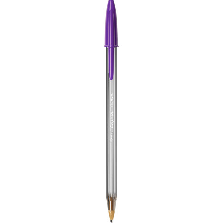 BIC Cristal Fun Stylos-Bille Pointe Large (1,6 mm) - Écriture Large et Intense - Couleurs Assorties, Pochette Format Spécial de