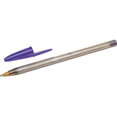 BIC Cristal Fun Stylos-Bille Pointe Large (1,6 mm) - Écriture Large et Intense - Couleurs Assorties, Pochette Format Spécial de 