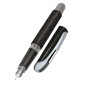 ONLINE Stylo à encre College Black Style│ stylo plume ergonomique pour l'école │ plume moyenne, zone de préhension toucher soft 