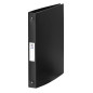 Viquel - Classeur souple A4 MAXI avec étiquette sur la tranche - 4 anneaux - Dos 3,5cm - Pour documents A4 - Noir Viquel - Classeur souple A4 MAXI avec étiquette sur la tranche - 4 anneaux - Dos 3,5cm - Pour documents A4 - Noir