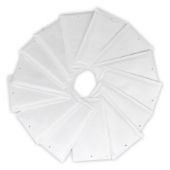UG-ECO-B2 100 Enveloppes à Bulles d'air Pochettes Bulle, taille B2 B/2 int. 120 x 215 mm, Enveloppe Bulle, Petite Enveloppe Mate