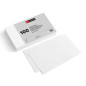 Miquelrius - Flashcards, Cartes d’étude, 100 fiches Bristol blanches pour notes, Format 200 x 125 mm, Papier carton offset 200 g Miquelrius - Flashcards, Cartes d’étude, 100 fiches Bristol blanches pour notes, Format 200 x 125 mm, Papier carton offset 200 g
