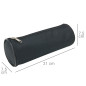 Waytex 931280 Trousse Fourre Tout Ronde 21cm Diamètre 7.5cm Textile Noir uni Waytex 931280 Trousse Fourre Tout Ronde 21cm Diamètre 7.5cm Textile Noir uni