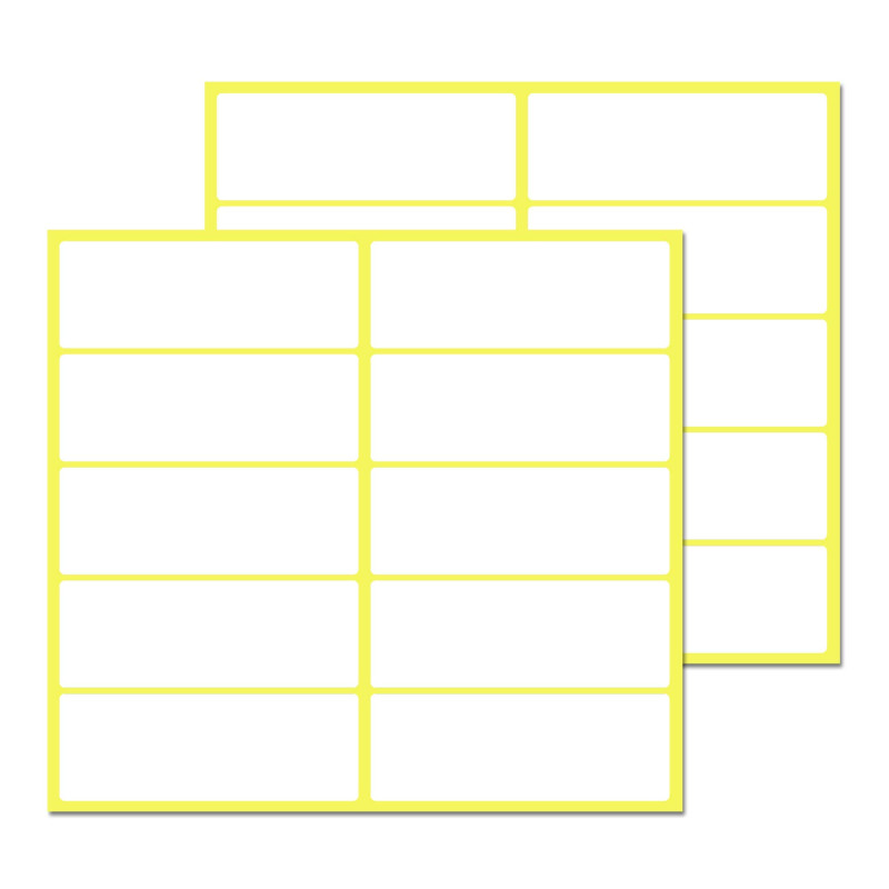 300 Pièces, 70 x 25 mm, Étiquette Autocollantes Papier Blanc