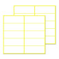 300 Pièces, 70 x 25 mm, Étiquette Autocollantes Papier Blanc