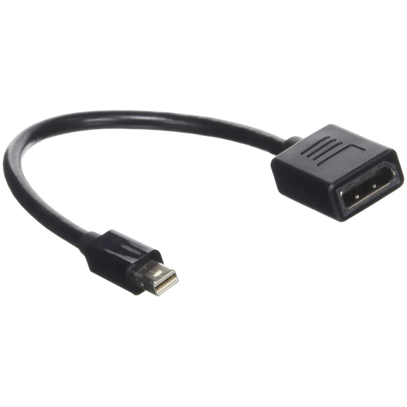 MINI DISPLAYPORT MALE TO DISPL FEMALE CABLE 4K2K - 15CM MINI DISPLAYPORT MALE TO DISPL FEMALE CABLE 4K2K - 15CM