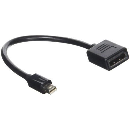 MINI DISPLAYPORT MALE TO DISPL FEMALE CABLE 4K2K - 15CM