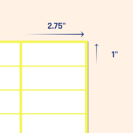 300 Pièces, 70 x 25 mm, Étiquette Autocollantes Papier Blanc