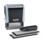 Trodat Printy Typomatic 4912T - Tampon Encreur Professionnel Automatique 4 lignes - Empreinte 47 x 18 mm À Composer Soi-Même (Bl