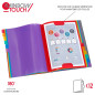 Viquel - Trieur Document A4 avec 12 Compartiments - Organisateur de bureau extensible - Porte document A4 avec index - Fermeture Viquel - Trieur Document A4 avec 12 Compartiments - Organisateur de bureau extensible - Porte document A4 avec index - Fermeture