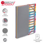 Viquel - Trieur Document A4 avec 12 Compartiments - Organisateur de bureau extensible - Porte document A4 avec index - Fermeture Viquel - Trieur Document A4 avec 12 Compartiments - Organisateur de bureau extensible - Porte document A4 avec index - Fermeture