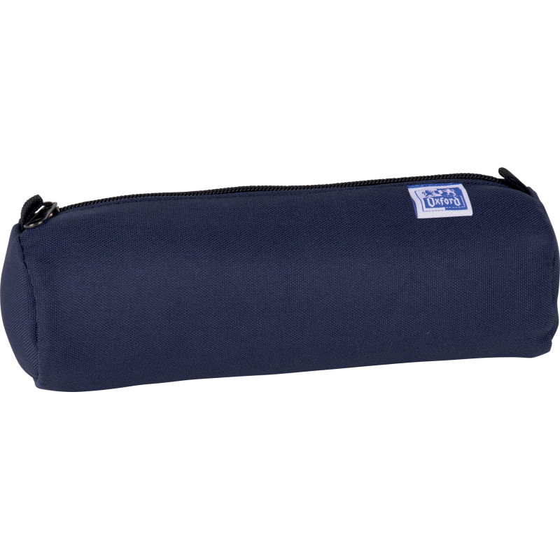 OXFORD Trousse ronde couleurs 1 Compartiment Capacité Dimensions 22x7x7cm Fermeture éclair Polyester Bleu OXFORD Trousse ronde couleurs 1 Compartiment Capacité Dimensions 22x7x7cm Fermeture éclair Polyester Bleu