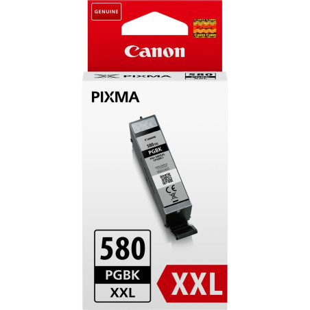 Canon PGI-580XXL BK Cartouche Certifié Canon Capacité XXL Noir Bureautique Emballage Plastique Obsolète