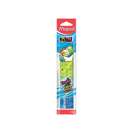 Maped - TWIST'n FLEX DECOR Règle flexible 15 cm