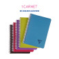 Clairefontaine 329507C Collection Linicolor Intensive Un Carnet à Spirale Noir - A5 14,8x21 cm - 180 Pages Petits Carreaux - Pap Clairefontaine 329507C Collection Linicolor Intensive Un Carnet à Spirale Noir - A5 14,8x21 cm - 180 Pages Petits Carreaux - Pap