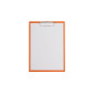 MAUL porte-bloc en carton plastifié A4 Orange