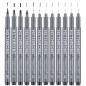 Hethrone Stylos de calligraphie, stylos de lettrage à la main et ensemble de calligraphie noire pour les débutants, écriture, si Hethrone Stylos de calligraphie, stylos de lettrage à la main et ensemble de calligraphie noire pour les débutants, écriture, si