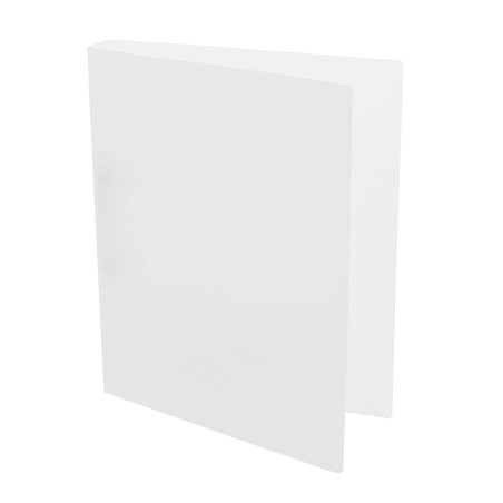 Idena 224335 - Classeur à anneaux DIN A4, en PP, 2 anneaux, largeur dos 35 mm, transparent, 1 pièce