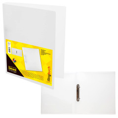 Idena 224335 - Classeur à anneaux DIN A4, en PP, 2 anneaux, largeur dos 35 mm, transparent, 1 pièce