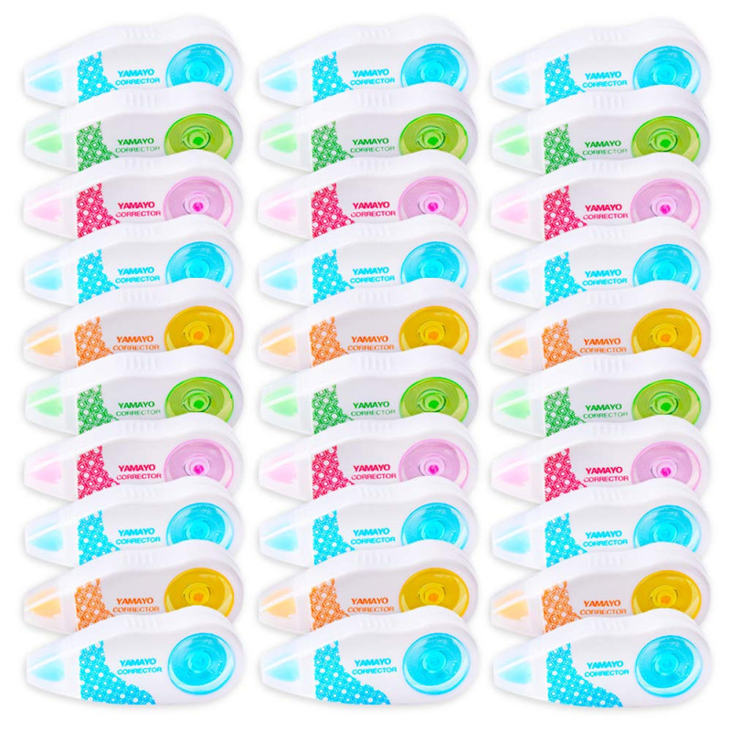 30 Pcs Blanco Correcteur 5m x 5mm Souris Correcteur Blanc avec Capuchon Blanco Souris Correcteur pour Fournitures Scolaires Écol 30 Pcs Blanco Correcteur 5m x 5mm Souris Correcteur Blanc avec Capuchon Blanco Souris Correcteur pour Fournitures Scolaires Écol