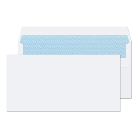 Blake Everyday | enveloppe DL (11 x 22cm) | lot de 500 unités | 100 GSM | enveloppes blanches | enveloppes autocollantes/envelop