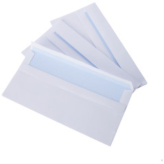 Blake Everyday | enveloppe DL (11 x 22cm) | lot de 500 unités | 100 GSM | enveloppes blanches | enveloppes autocollantes/envelop
