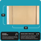 Netuno 50 pochettes d'expédition à soufflets brunes B4 250× 353 mm 130g pochettes à soufflets extensibles grandes enveloppes exp Netuno 50 pochettes d'expédition à soufflets brunes B4 250× 353 mm 130g pochettes à soufflets extensibles grandes enveloppes exp