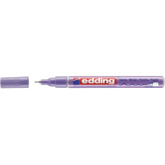 edding 780 Marqueur peinture brillante - violet métallisé - 1 feutre peinture brillante - pointe extra fine,8 mm - pour dessin,