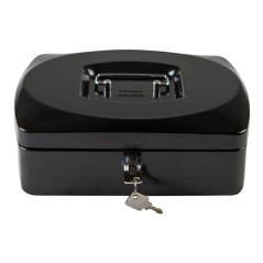 Idena 50028 - Caissette à monnaie 8", dimensions 205 x 160 x 90 mm, couleur noir, 1 pièce